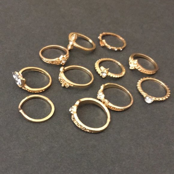 Set of 11 Knuckle Rings - Picture 13 of 14